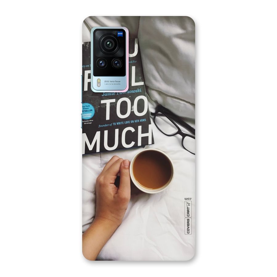 Good Reads And Coffee Back Case for Vivo X60 Pro