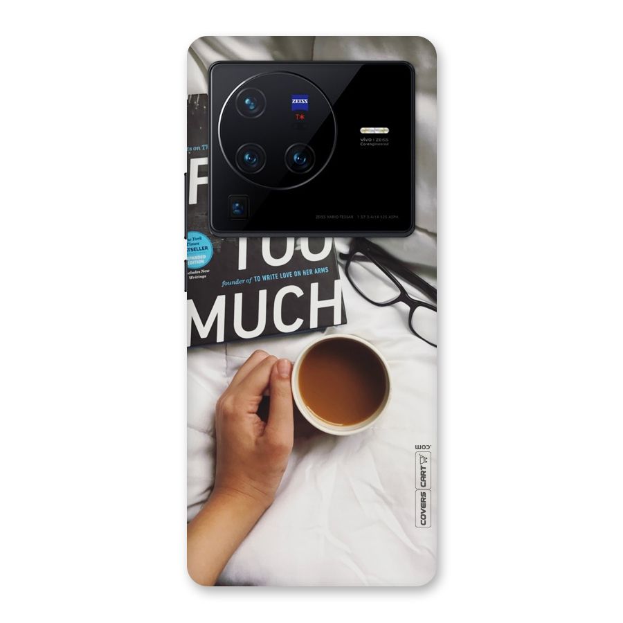 Good Reads And Coffee Back Case for Vivo X80 Pro