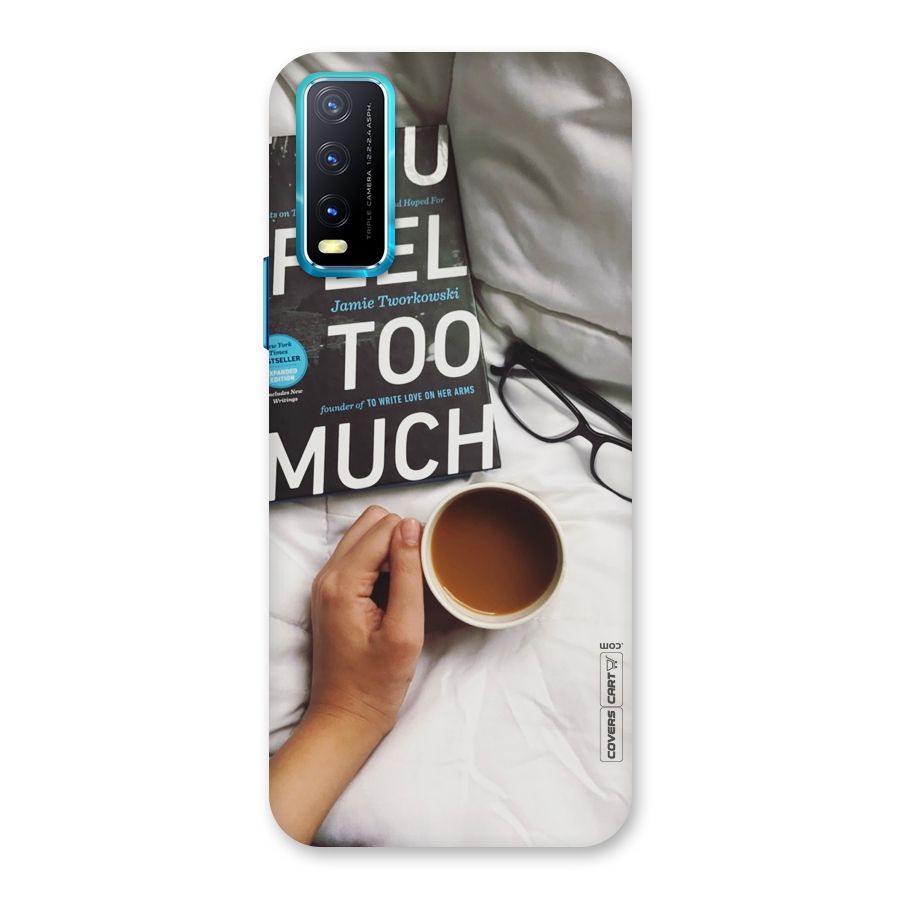 Good Reads And Coffee Back Case for Vivo Y20A