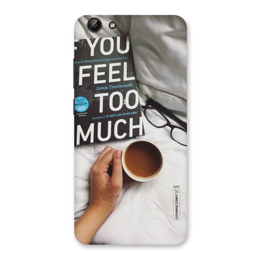 Good Reads And Coffee Back Case for Vivo Y69