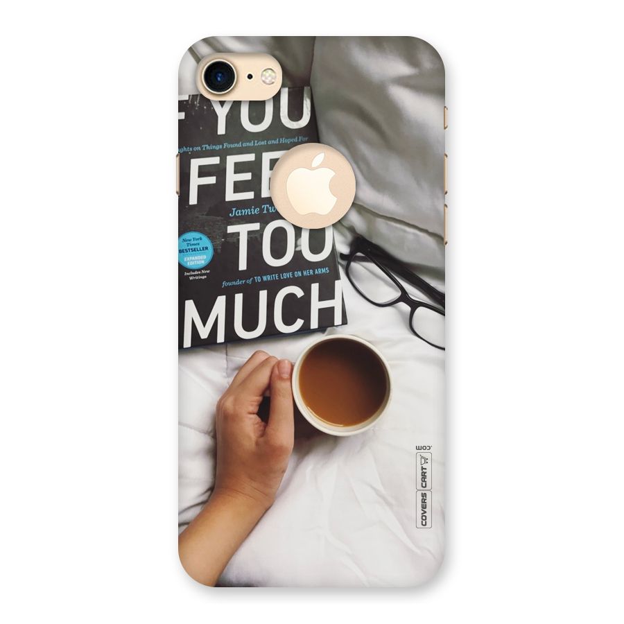 Good Reads And Coffee Back Case for iPhone 7 Logo Cut