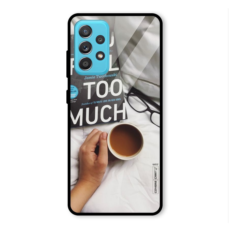 Good Reads And Coffee Glass Back Case for Galaxy A52s 5G