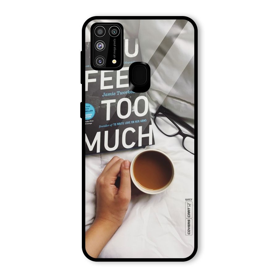 Good Reads And Coffee Glass Back Case for Galaxy M31