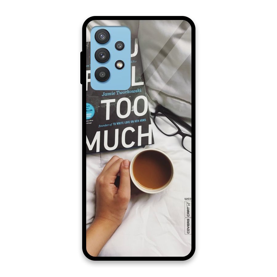 Good Reads And Coffee Glass Back Case for Galaxy M32 5G