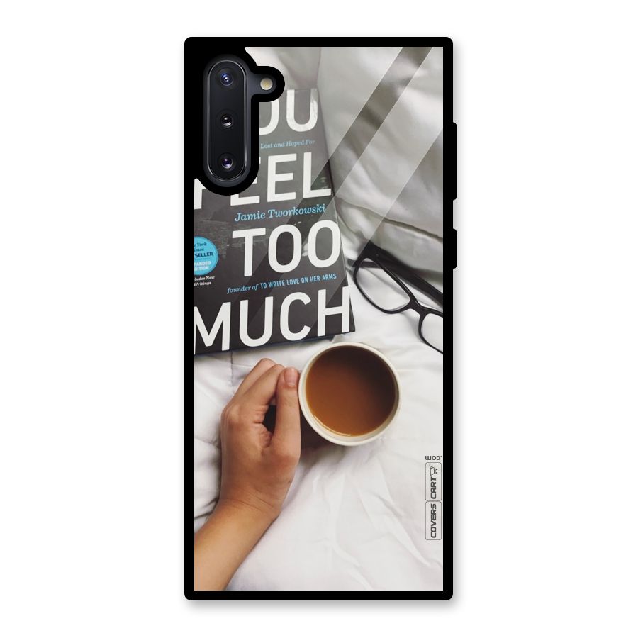 Good Reads And Coffee Glass Back Case for Galaxy Note 10