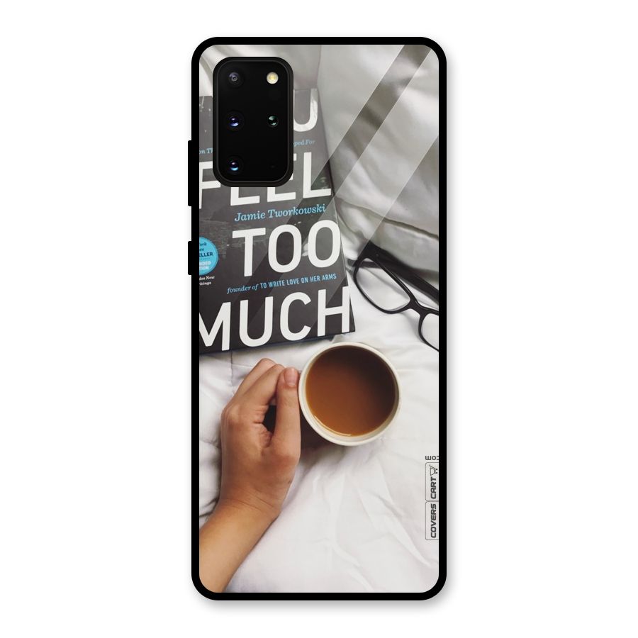 Good Reads And Coffee Glass Back Case for Galaxy S20 Plus