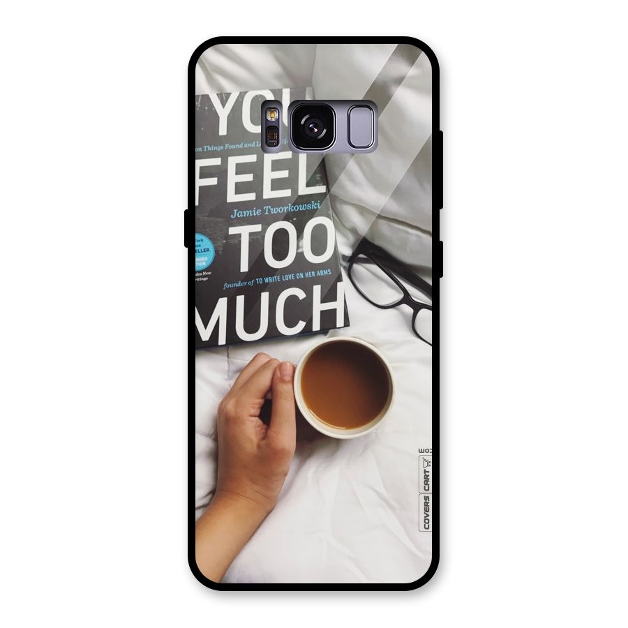 Good Reads And Coffee Glass Back Case for Galaxy S8