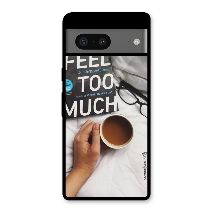 Good Reads And Coffee Glass Back Case for Google Pixel 7