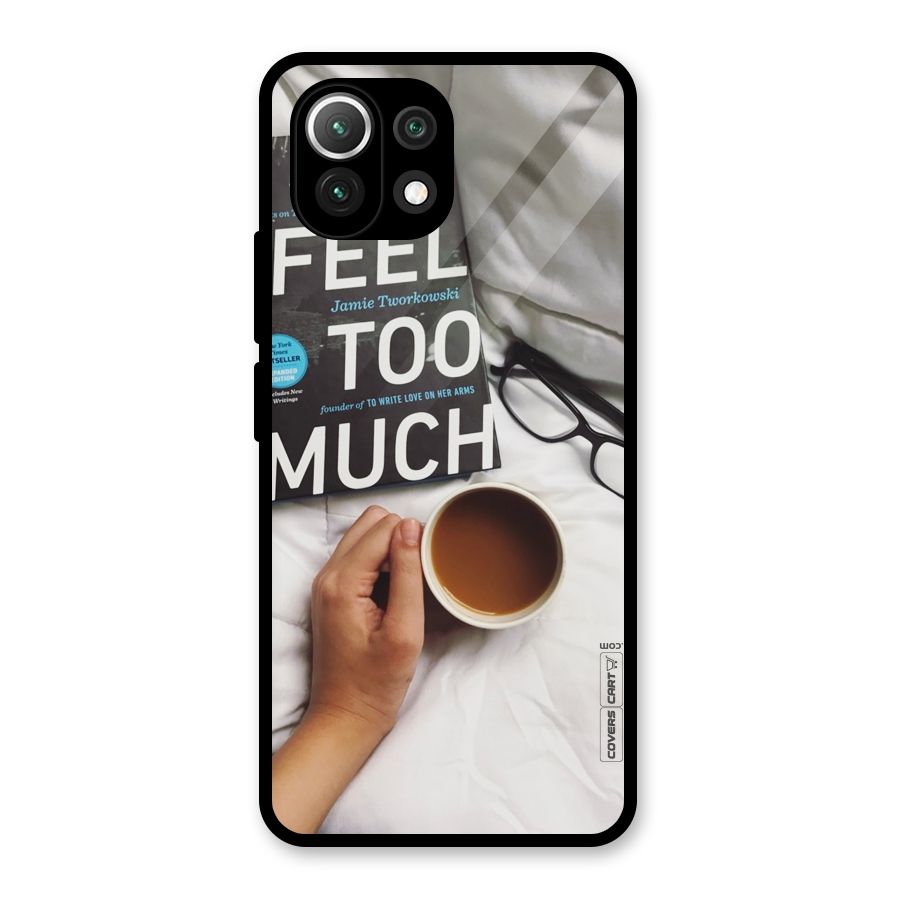Good Reads And Coffee Glass Back Case for Mi 11 Lite NE 5G