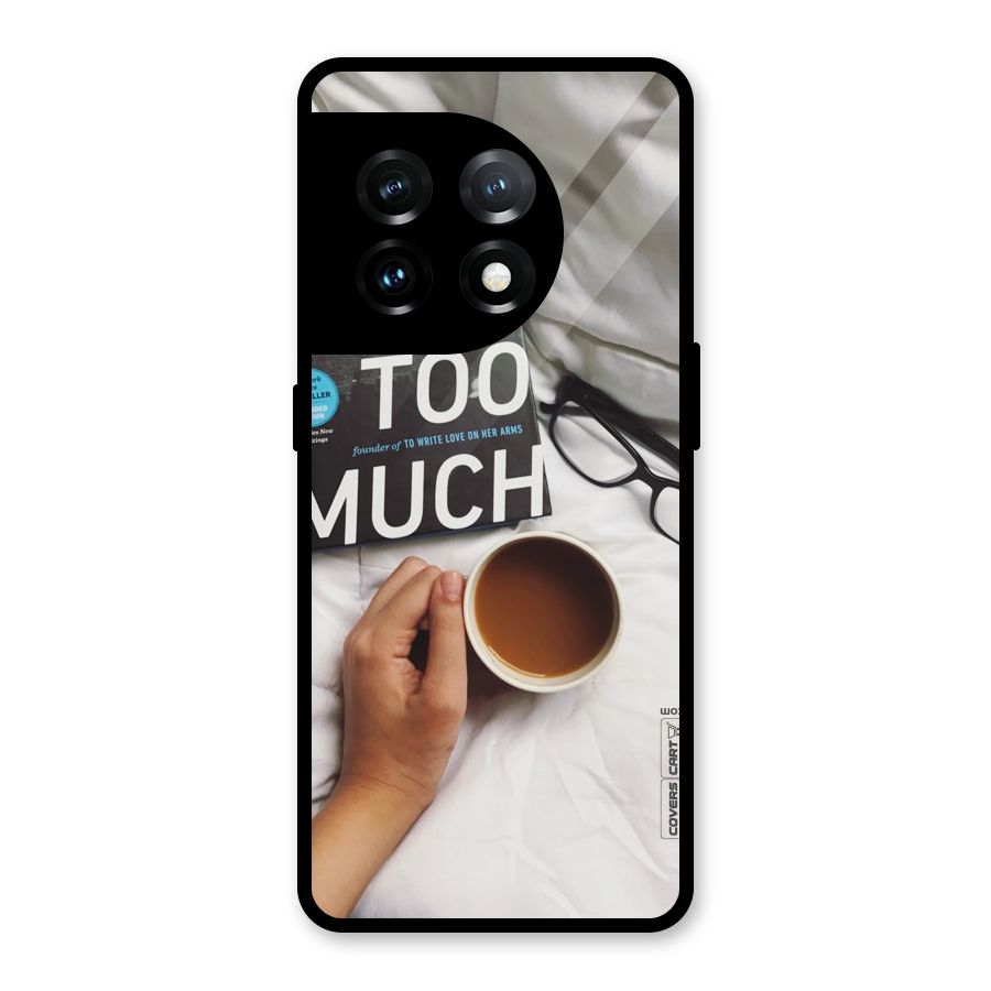Good Reads And Coffee Glass Back Case for OnePlus 11