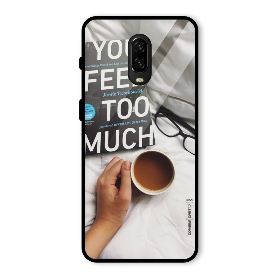Good Reads And Coffee Glass Back Case for OnePlus 6T
