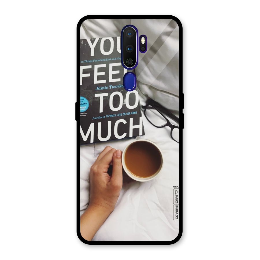Good Reads And Coffee Glass Back Case for Oppo A9 (2020)