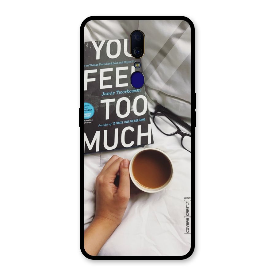 Good Reads And Coffee Glass Back Case for Oppo F11