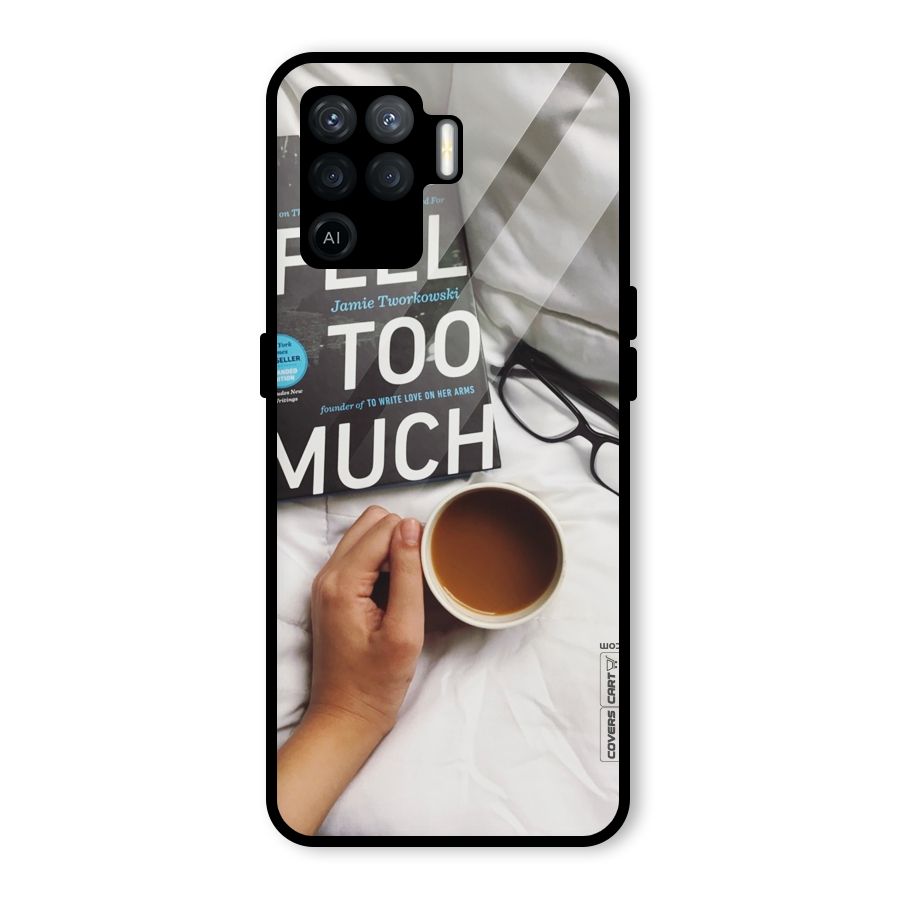 Good Reads And Coffee Glass Back Case for Oppo F19 Pro