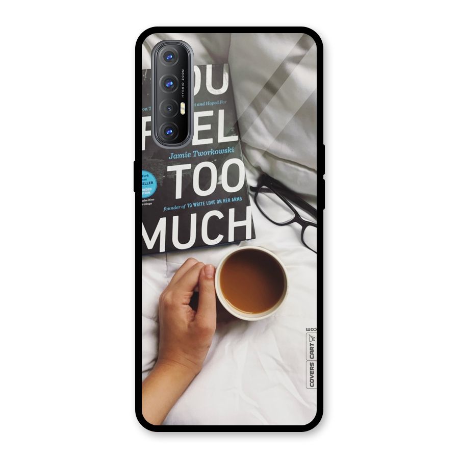 Good Reads And Coffee Glass Back Case for Oppo Reno3 Pro