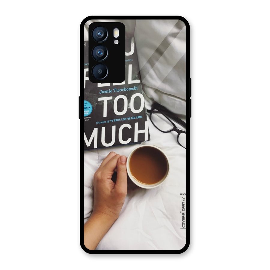 Good Reads And Coffee Glass Back Case for Oppo Reno6 5G