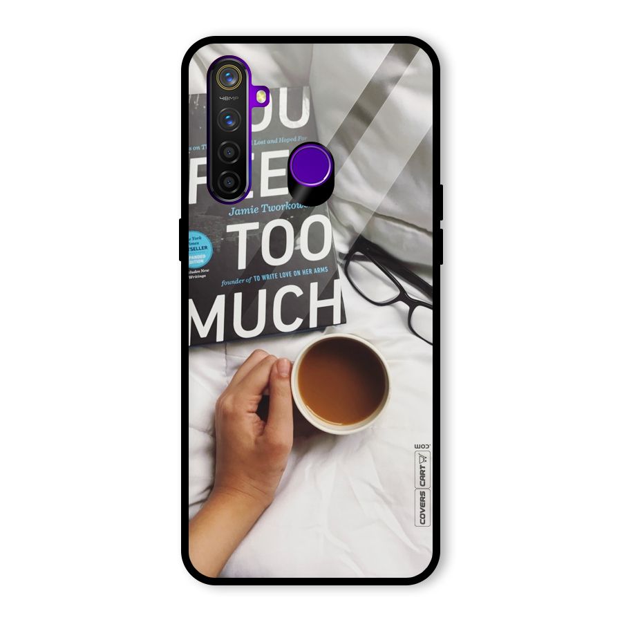 Good Reads And Coffee Glass Back Case for Realme 5 Pro
