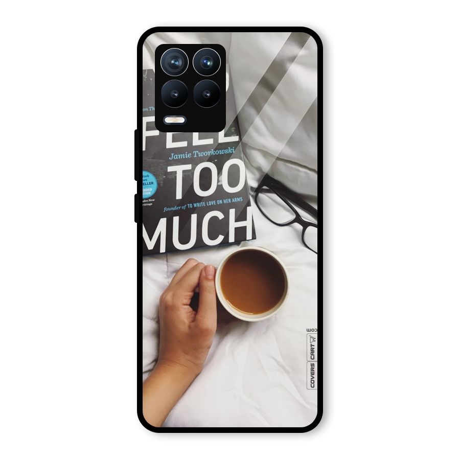 Good Reads And Coffee Glass Back Case for Realme 8 Pro
