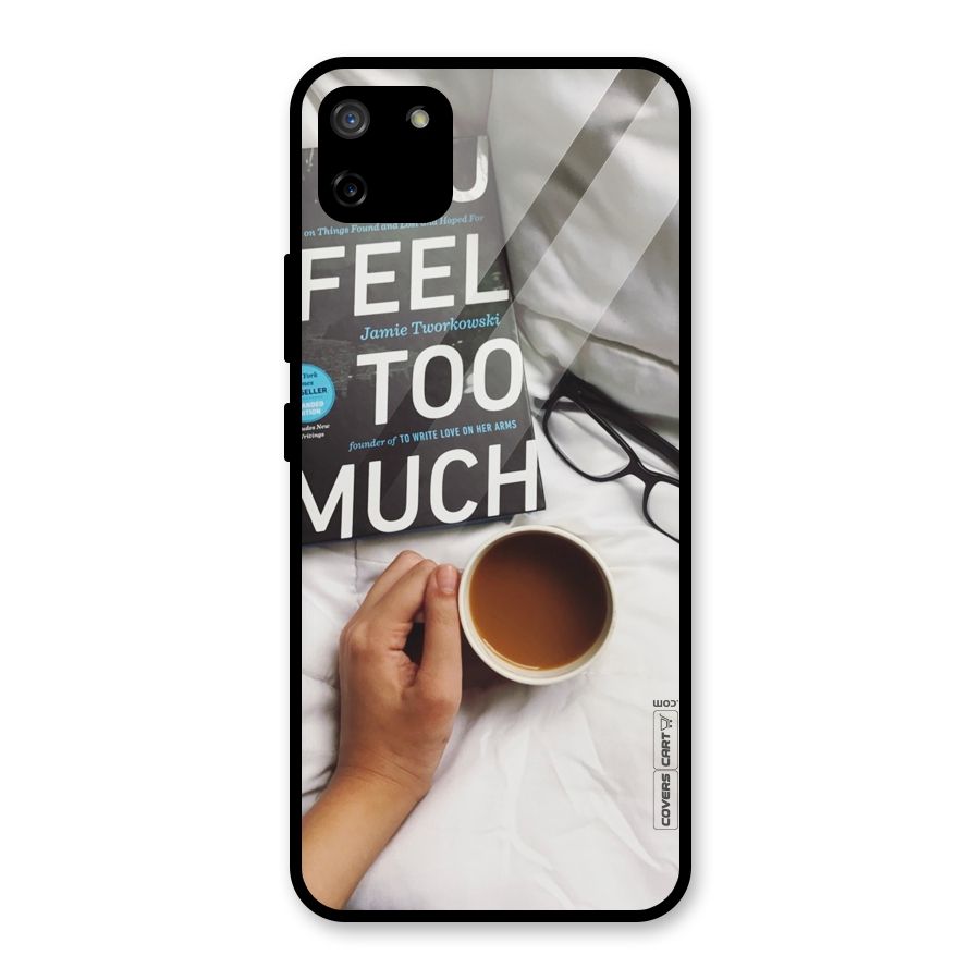 Good Reads And Coffee Glass Back Case for Realme C11