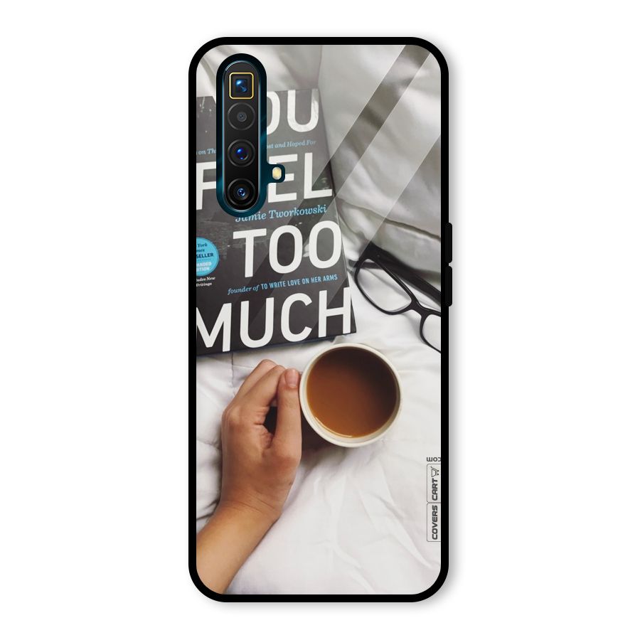 Good Reads And Coffee Glass Back Case for Realme X3