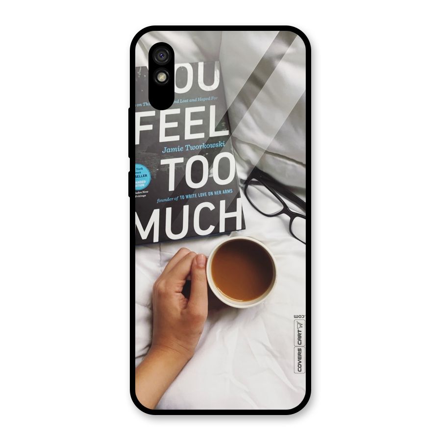 Good Reads And Coffee Glass Back Case for Redmi 9A