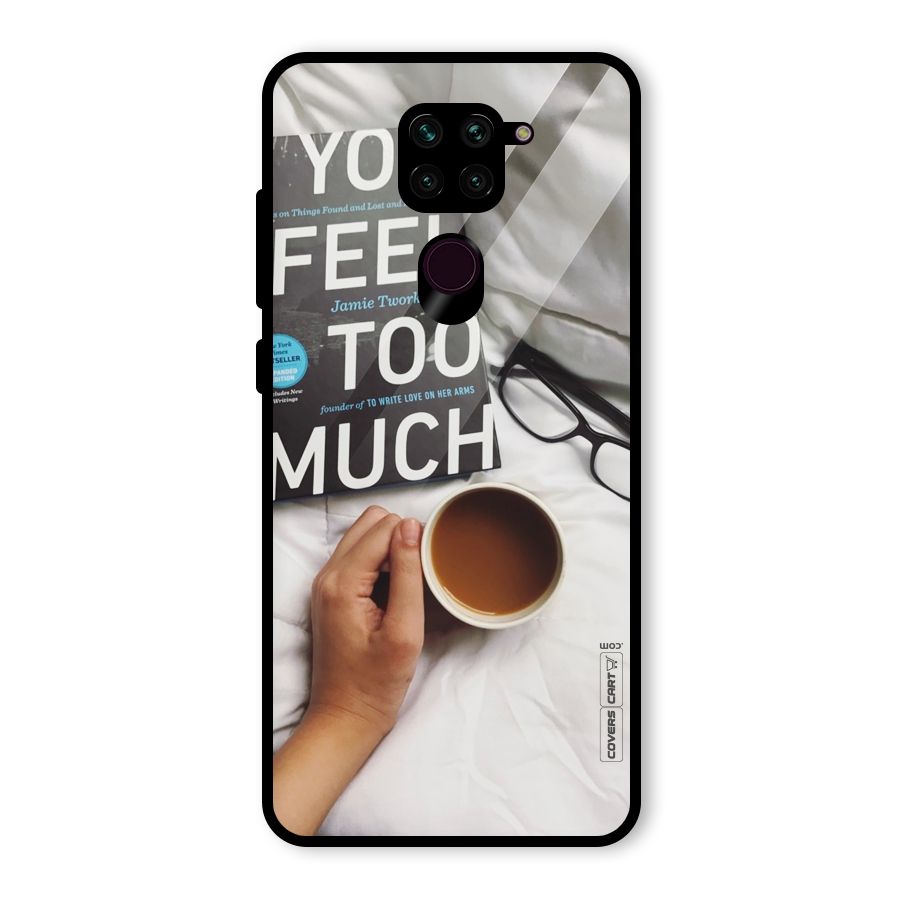 Good Reads And Coffee Glass Back Case for Redmi Note 9