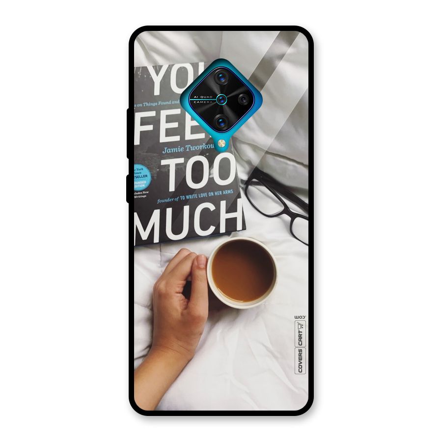 Good Reads And Coffee Glass Back Case for Vivo S1 Pro