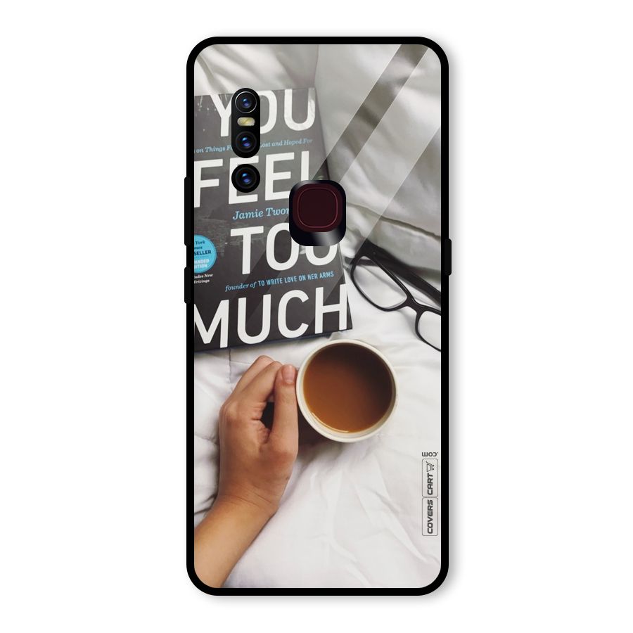 Good Reads And Coffee Glass Back Case for Vivo V15