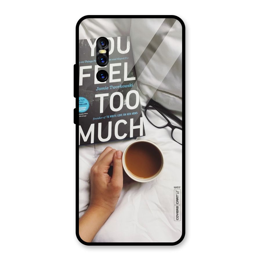 Good Reads And Coffee Glass Back Case for Vivo V15 Pro