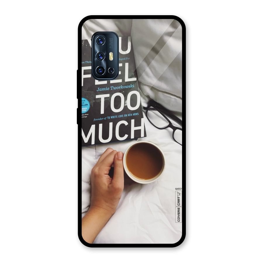 Good Reads And Coffee Glass Back Case for Vivo V17