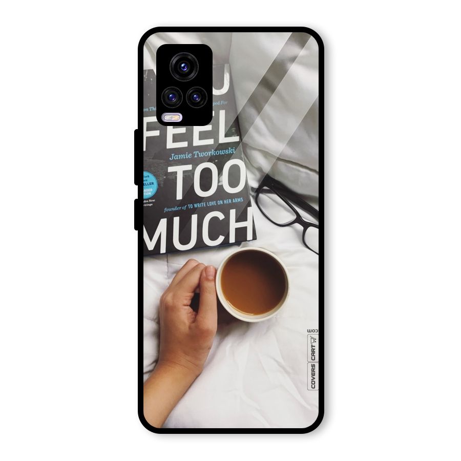 Good Reads And Coffee Glass Back Case for Vivo V20