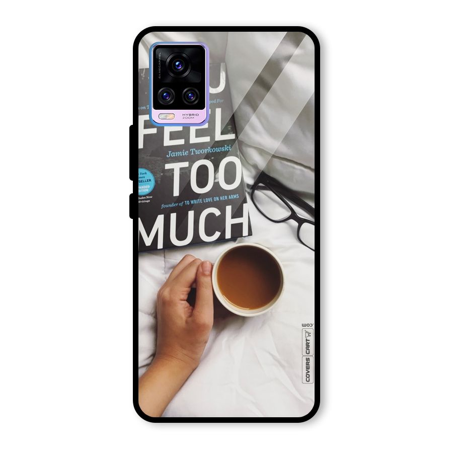 Good Reads And Coffee Glass Back Case for Vivo V20 Pro