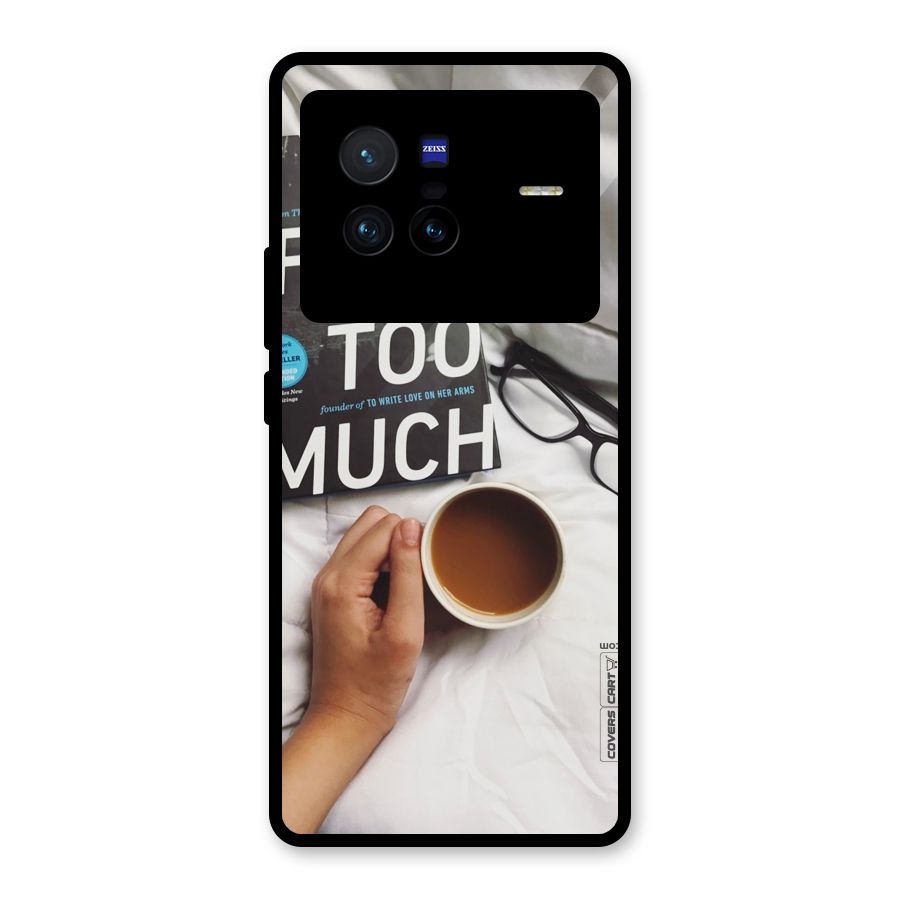Good Reads And Coffee Glass Back Case for Vivo X80