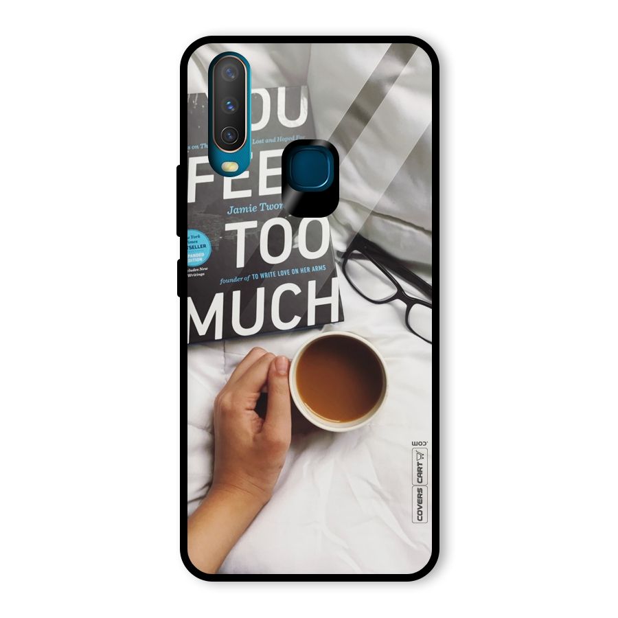 Good Reads And Coffee Glass Back Case for Vivo Y15