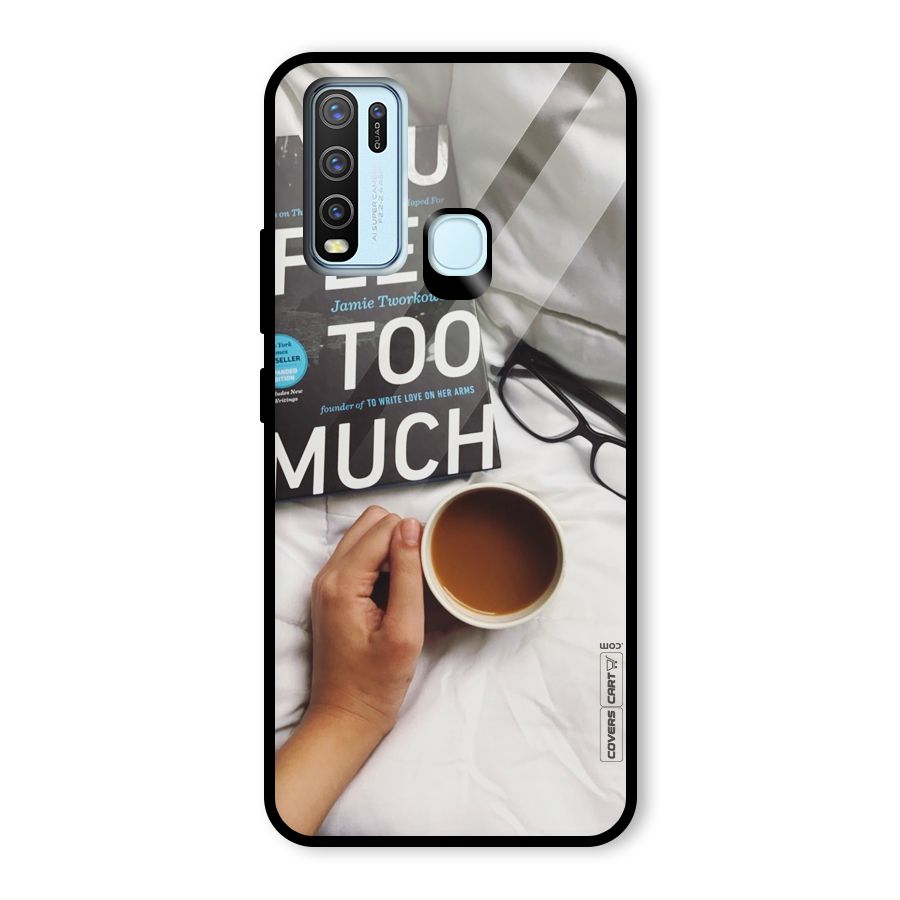 Good Reads And Coffee Glass Back Case for Vivo Y50