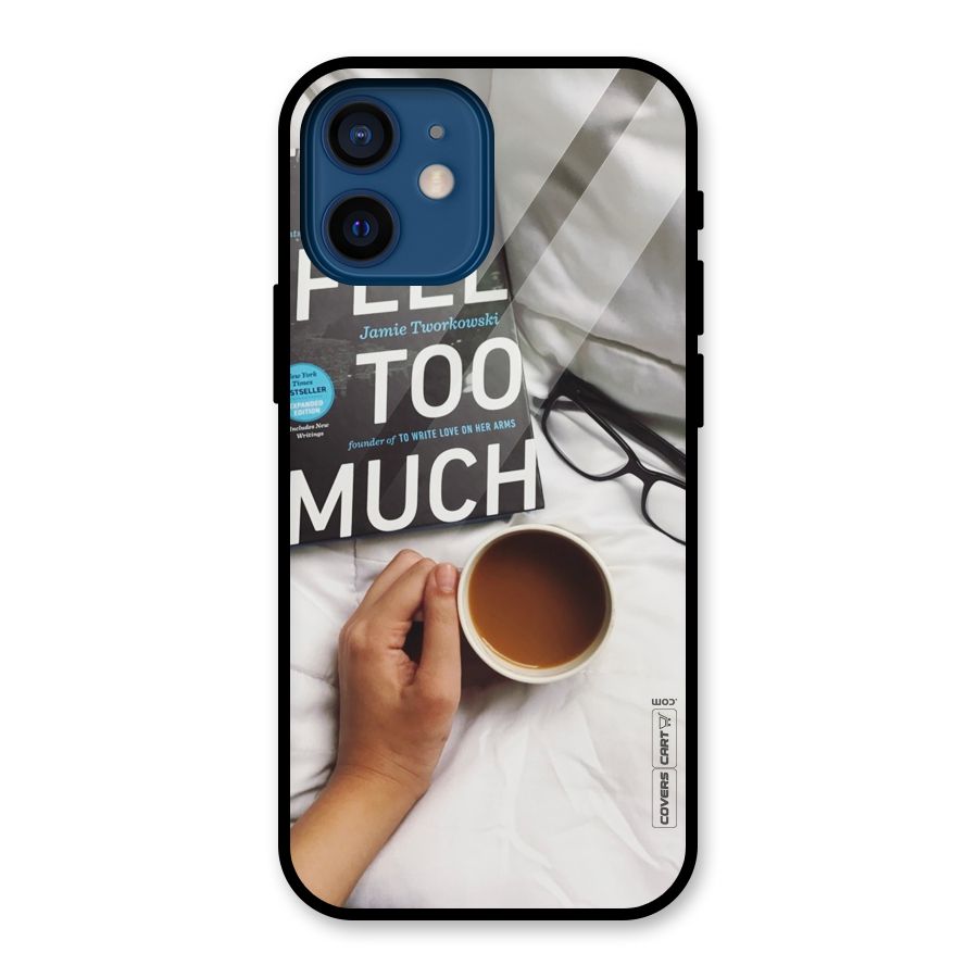 Good Reads And Coffee Glass Back Case for iPhone 12 Mini