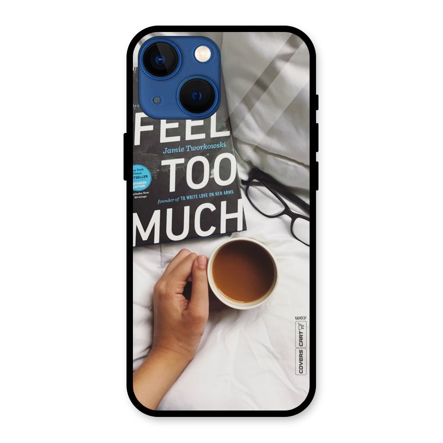 Good Reads And Coffee Glass Back Case for iPhone 13 Mini