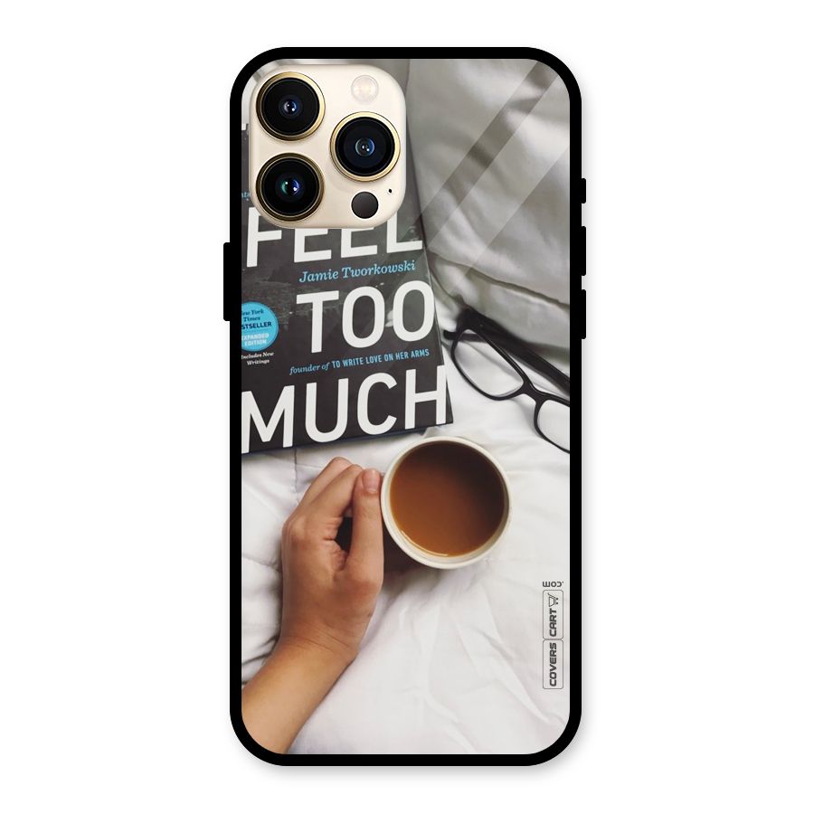 Good Reads And Coffee Glass Back Case for iPhone 13 Pro Max