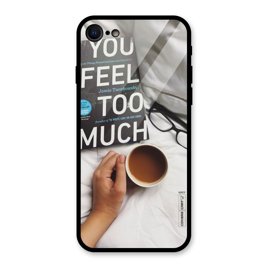 Good Reads And Coffee Glass Back Case for iPhone SE 2022