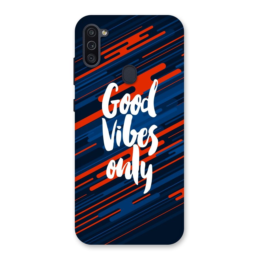Good Vibes Only Back Case for Galaxy M11