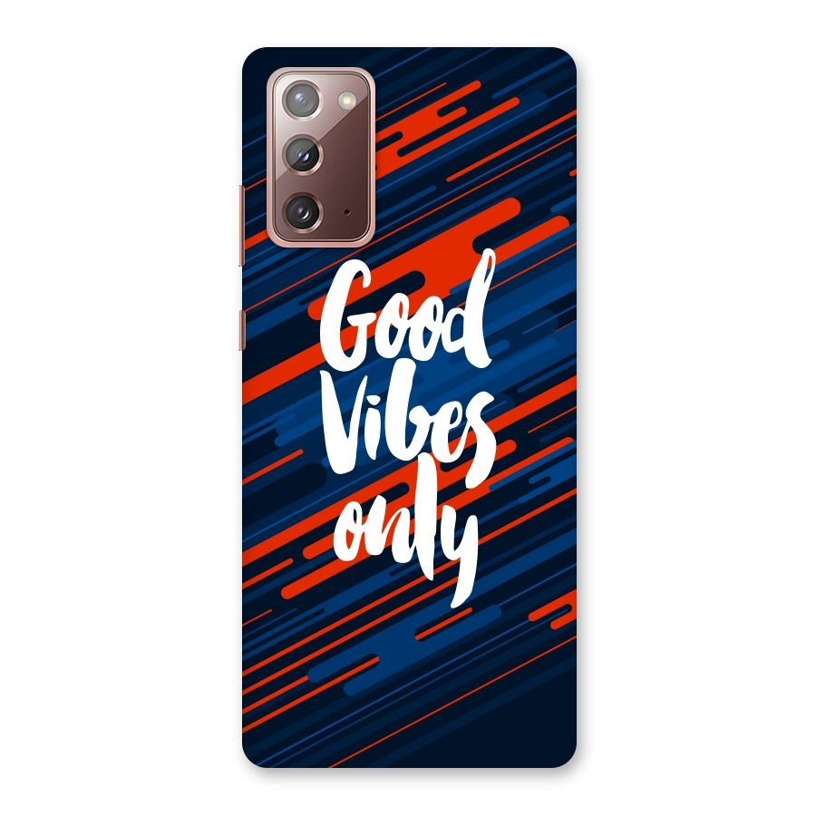 Good Vibes Only Back Case for Galaxy Note 20