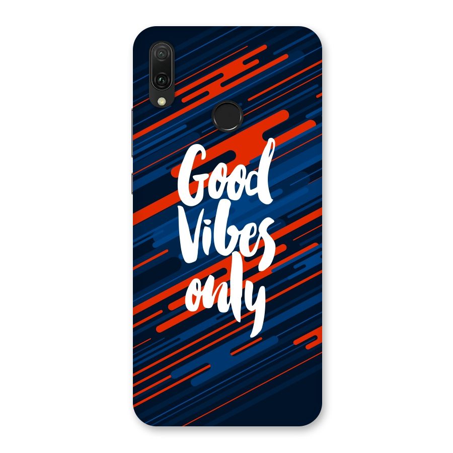Good Vibes Only Back Case for Huawei Y9 (2019)