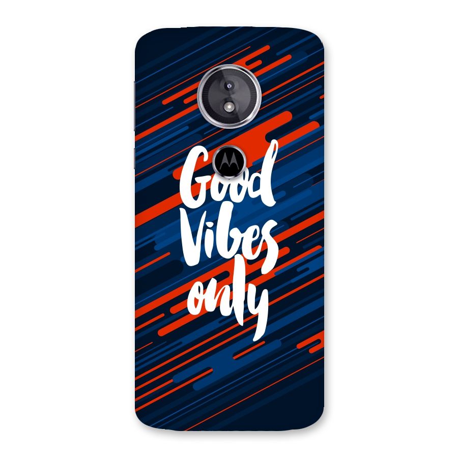 Good Vibes Only Back Case for Moto E5