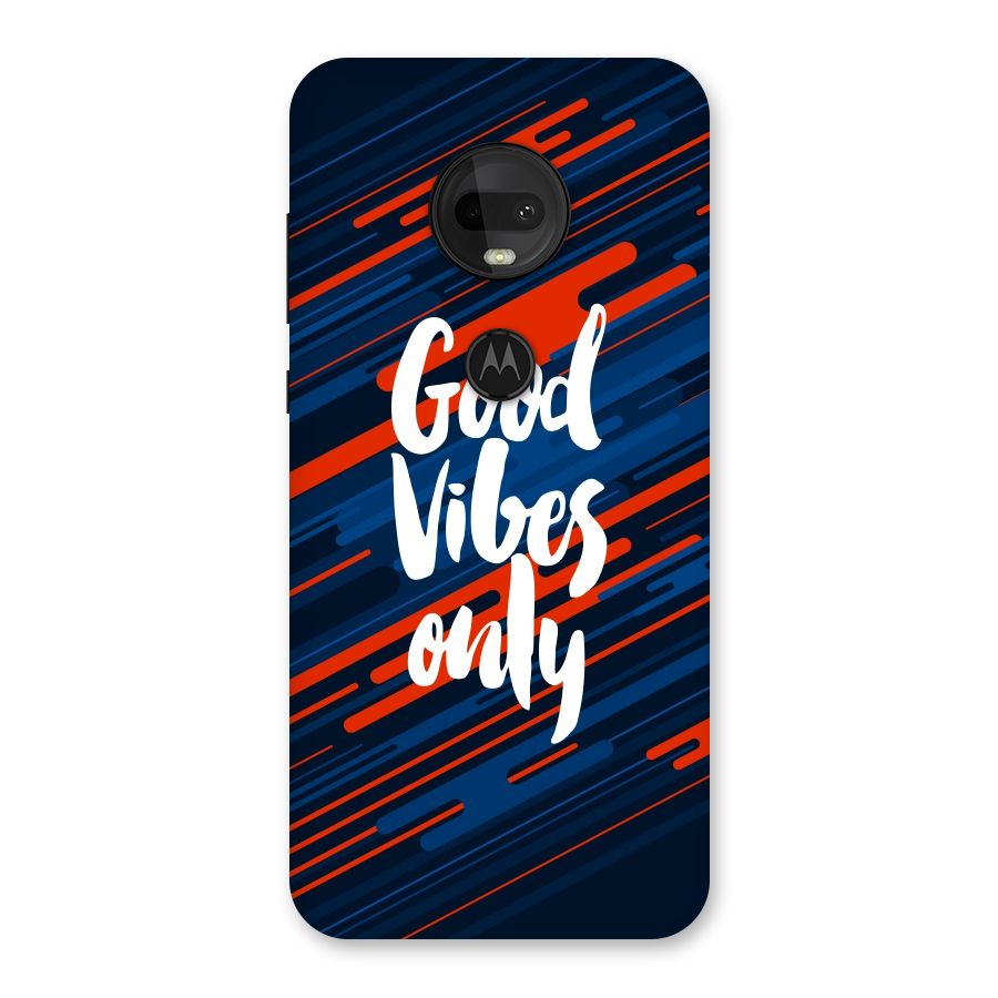 Good Vibes Only Back Case for Moto G7