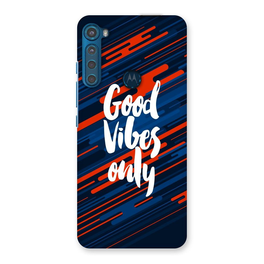 Good Vibes Only Back Case for Motorola One Fusion Plus