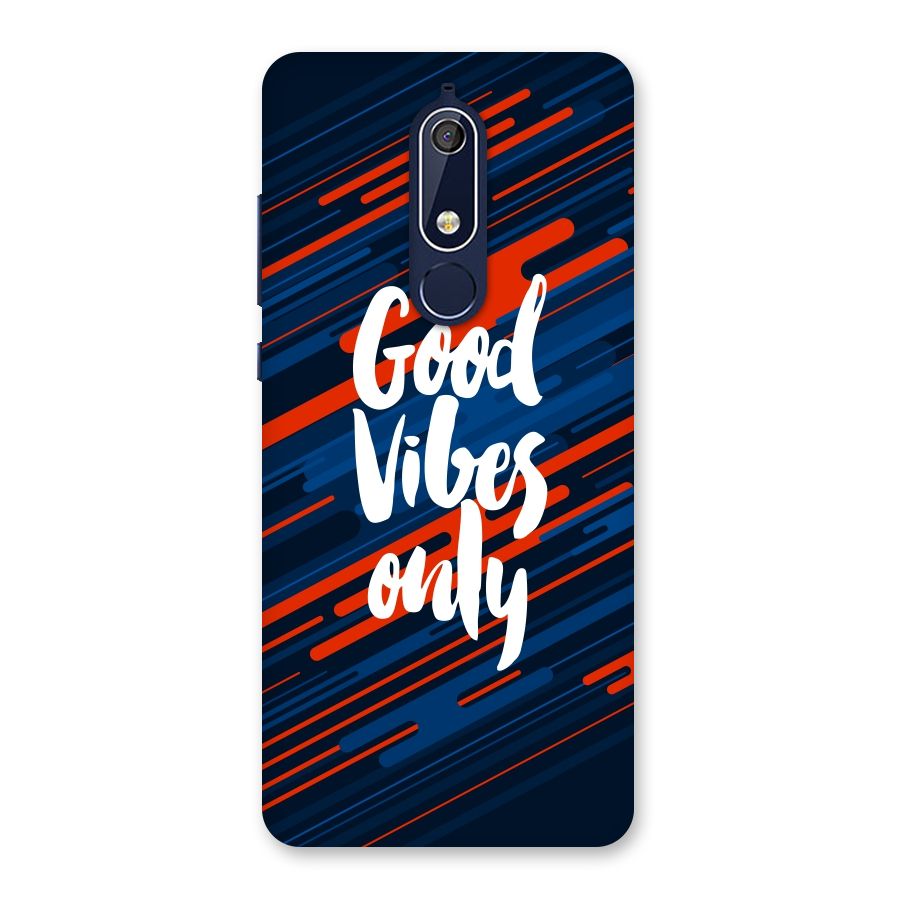 Good Vibes Only Back Case for Nokia 5.1