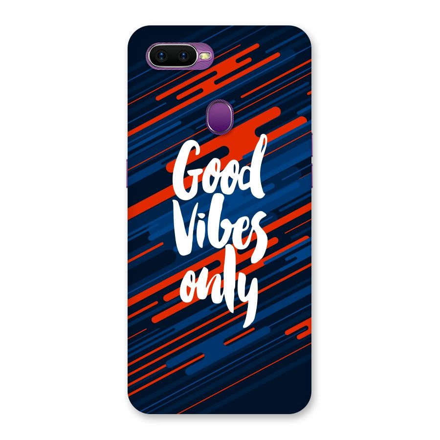 Good Vibes Only Back Case for Oppo F9