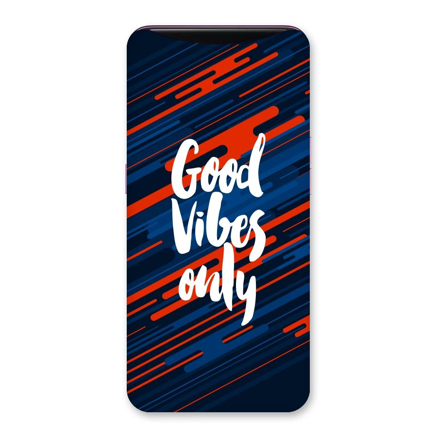 Good Vibes Only Back Case for Oppo Find X