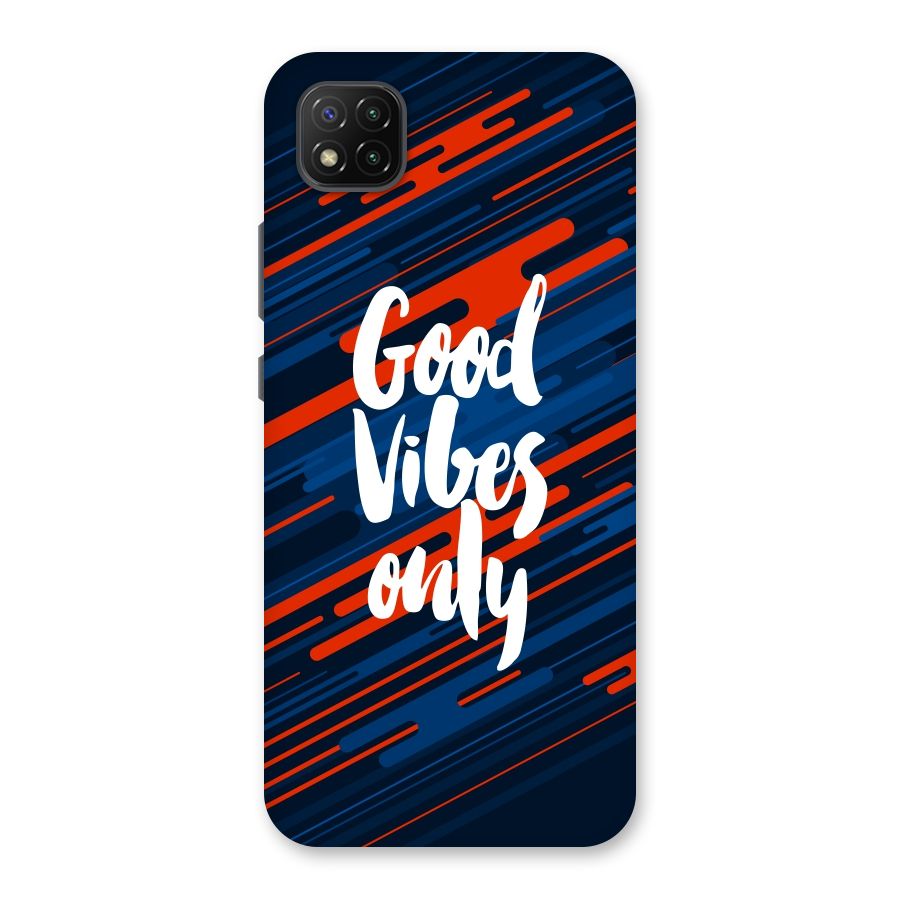 Good Vibes Only Back Case for Poco C3