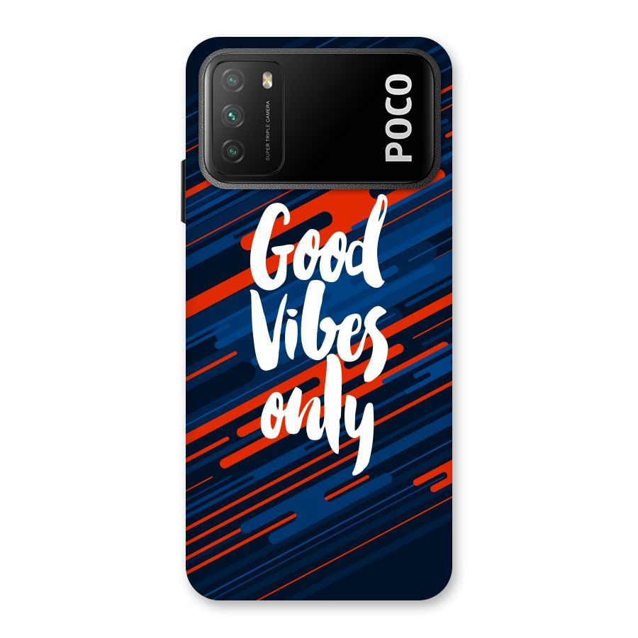 Good Vibes Only Back Case for Poco M3